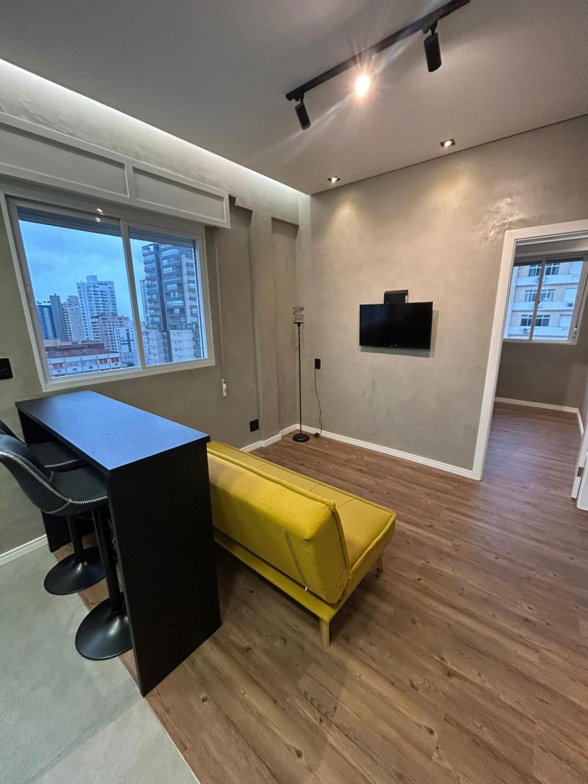 Apartamento Frente A Praia Do Embare Santos Eksteriør bilde