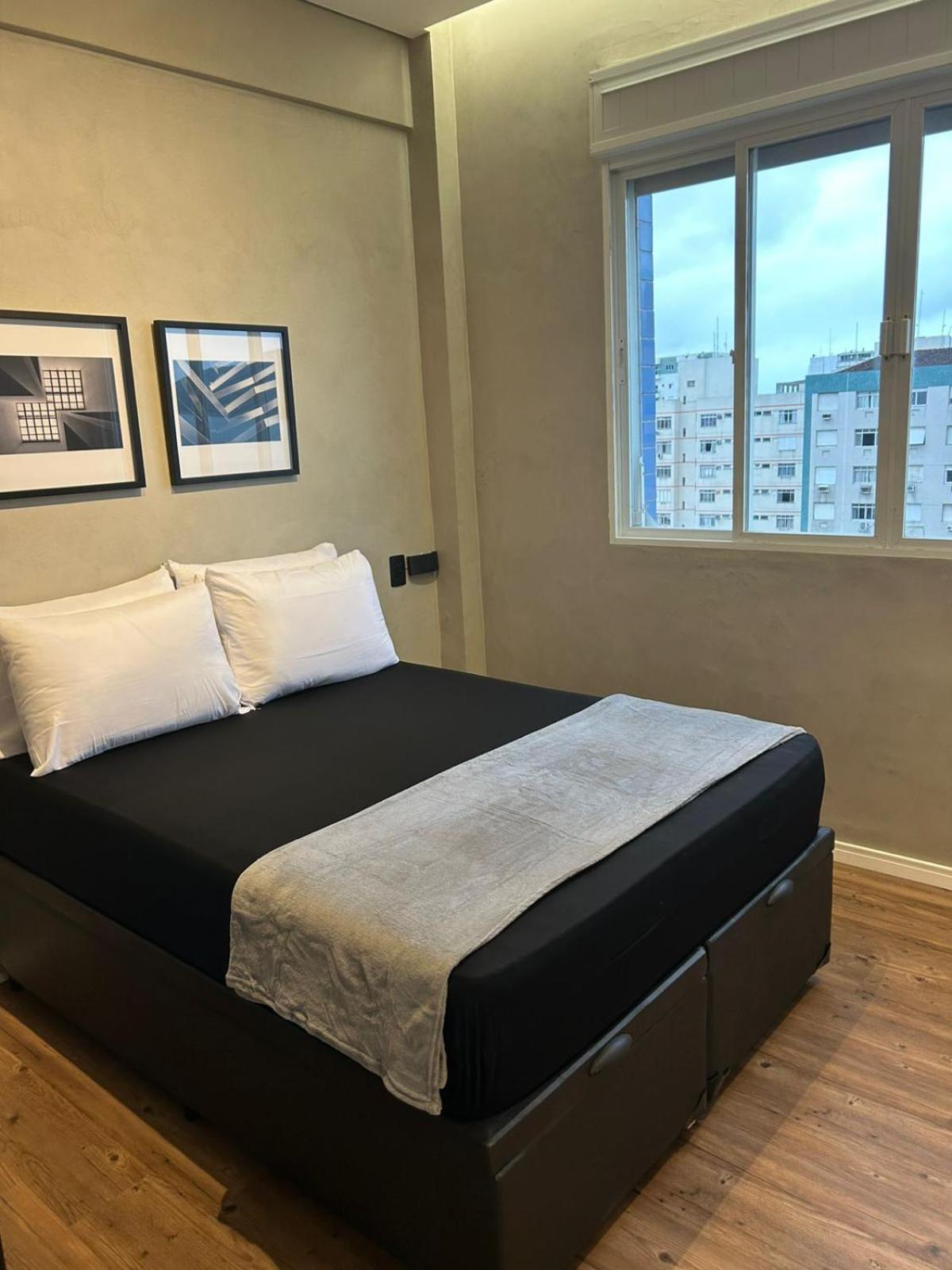 Apartamento Frente A Praia Do Embare Santos Eksteriør bilde