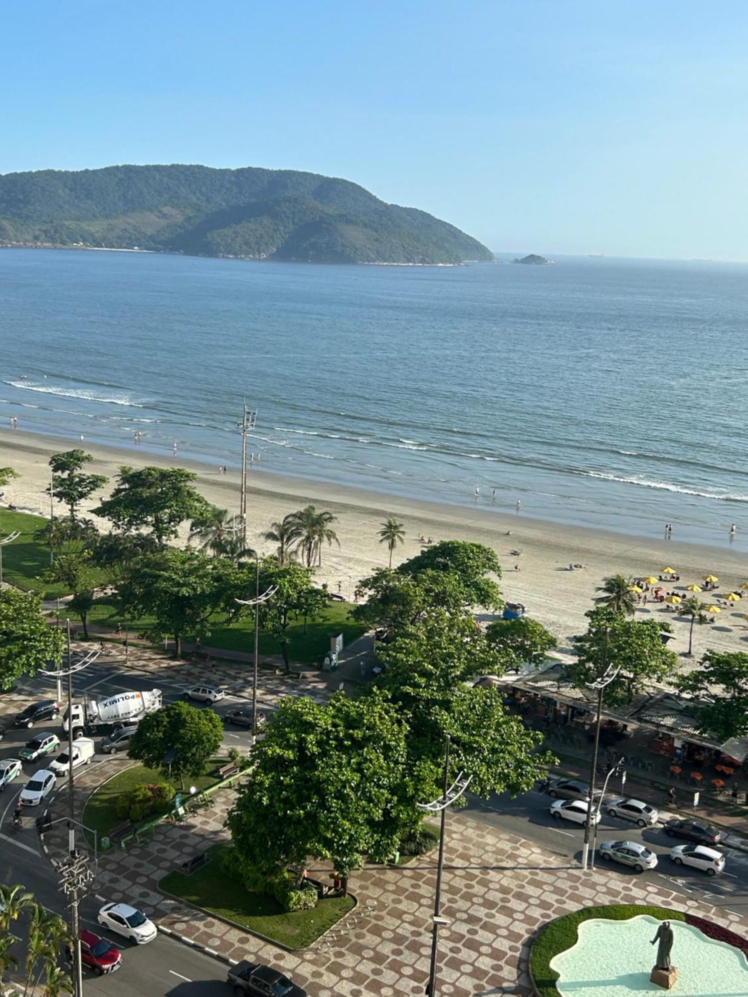 Apartamento Frente A Praia Do Embare Santos Eksteriør bilde