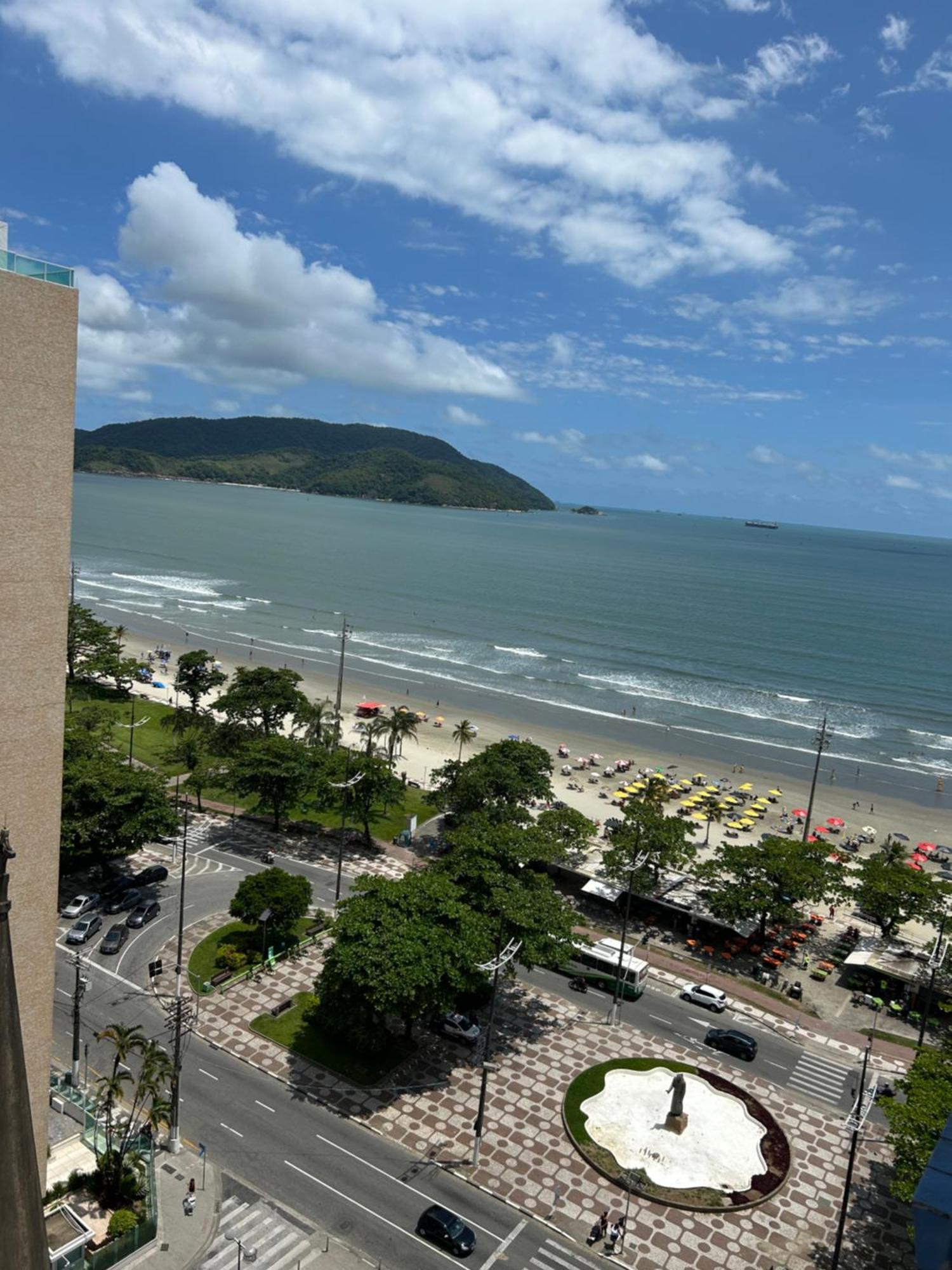 Apartamento Frente A Praia Do Embare Santos Eksteriør bilde